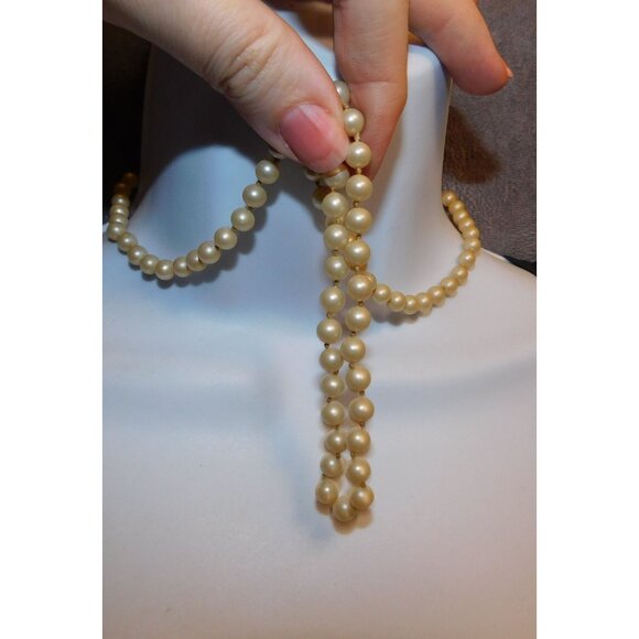 Vintage Marvella Faux Pearl Beaded Necklace - Picture 5 of 5